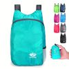 Portable And Foldable Small Backpack; Short-Distance Travel Bag For Men And Women For American Football Spectators - Solid Green*3