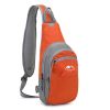 Multifunctional Single Shoulder Backpack For Outdoor Activities - Orange