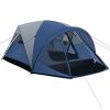 Outdoor Hiking Portable Easy Camping Tent for 3 -5 Person - Gray & Blue - Camping Tent