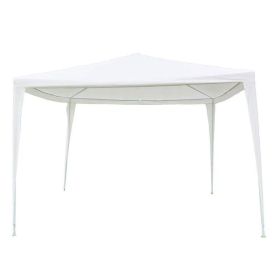 Patio Gazebo Sun Shade Screen Shelter Waterproof Tent - White - 3 x 3 M