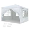 3*3m Gazebo/Wedding Tent w/4 Side Wall - US