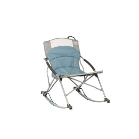 Relax rocking chair, blue and red, for adults - Blue - steel