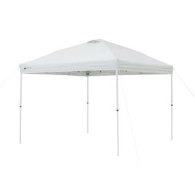 10' x 10' Simple Push Straight Leg Instant Canopy (100 Sq. ft.) - White