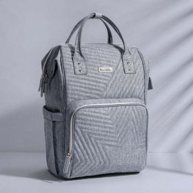 Diaper Baby Bag Backpack - Gray