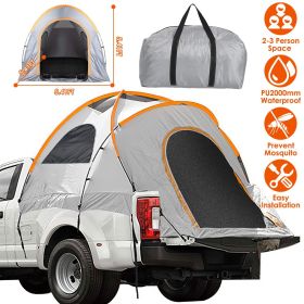 Truck Bed Tent Waterproof Windproof Pickup Truck Tent with Carry Bag 5.41-6.56FT Bed Rainfly PU2000mm Waterproof for Camping Travel - 2 People