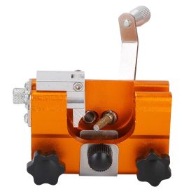 Chainsaw Chain Sharpening Jig Universal Chainsaw Sharpener Kit Hand Crank Chain Sharpener for Electric Saw for Lumberjack Garden Worker - Orange