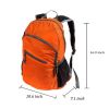 Portable Hiking Backpack Lightweight Travel Outdoor Camping Daypack - Orange - Backpack