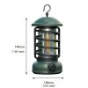 400 Lumens NEW Retro Camping Lights; Atmosphere Tent Lights COB Battery Lighting Hanging Lights; Outdoor Camping Accessories - L800B-Black