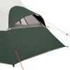 7-Person 1-Room Teepee Tent;  with Vented Rear Window;  Green - 7-Person  1-Room