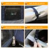 140*180*167cm Silver Tape Hardcore SUV Rear Tent Camping Tent Navy Blue Dark Gray - as picture