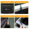 140*180*167cm Silver Tape Hardcore SUV Rear Tent Camping Tent Military Green Plus White Gray - as picture