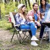 Portable Lumbar Back Camping Chairs for Outdoors - As pic show - Style B