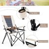 Portable Lumbar Back Camping Chairs for Outdoors - As pic show - Style B