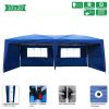 20''x10''(3 x 6m) Two Windows Practical Waterproof Folding Tent Blue XH - 20''x10''