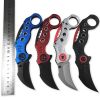 Outdoor Wilderness Survival Small Straight Knife Hunting Knife Pocket Knife - As pic show - Style A