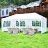 Outdoor Activities Waterproof And Sun-Proof 10 x 20 Feet Canopy Tent  - White #1 - Canopies & Gazebos