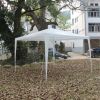 Patio Gazebo Sun Shade Screen Shelter Waterproof Tent - White - 3 x 3 M