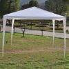 Patio Gazebo Sun Shade Screen Shelter Waterproof Tent - White - 3 x 3 M