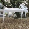 Patio Gazebo Sun Shade Screen Shelter Waterproof Tent - White - 3 x 3 M