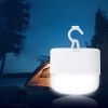 1pc Portable LED Camping Light; USB Rechargeable Emergency Light Bulb Home Decoration Outdoor Hanging Tent Light Barbecue Hiking Camping Light - White