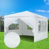 3*3m Gazebo/Wedding Tent w/4 Side Wall - US