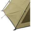 8' x 7' Four Person A-Frame Instant Tent - Khaki