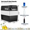 55 Quarts Portable Electric Car Refrigerator - sliver