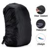 1pc 60L Portable Outdoor Backpack; Waterproof Dust Cover Travel Backpack Rain Cover Camping Sports Accessories - Orange - 60L