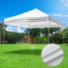 TRUE 10X10ft EZ Pop Up Canopy Folding Gazebo/White - US