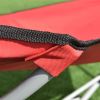 Portable Folding Steel Frame Hammock with Bag - Red