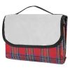 60" x 78" Waterproof Picnic Blanket Handy Mat with Strap Foldable Camping Rug - Red