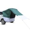 140*180*167cm Silver Tape Hardcore SUV Rear Tent Camping Tent Military Green Plus White Gray - as picture