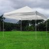 TRUE 10X10ft EZ Pop Up Canopy Folding Gazebo/White - US