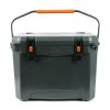 26 Quart Electric Cooler, Portable Travel Thermo Electric Car Cooler, Gray - grey - Advanced Insulation