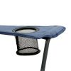 Sand Island Shaded Canopy Camping Chair with Cup Holders - Blue